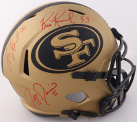 Jeff Garcia, Garrison Hearst & Bill Romanowski Signed 49ers Rave Alternate Full-Size Speed Helmet (Beckett) at PristineAuction.com