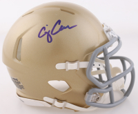 CJ Carr Signed Notre Dame Fighting Irish Speed Mini Helmet (PSA) at PristineAuction.com
