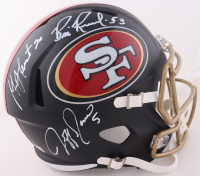 Jeff Garcia, Garrison Hearst & Bill Romanowski Signed 49ers Full-Size Speed Helmet (Beckett) at PristineAuction.com