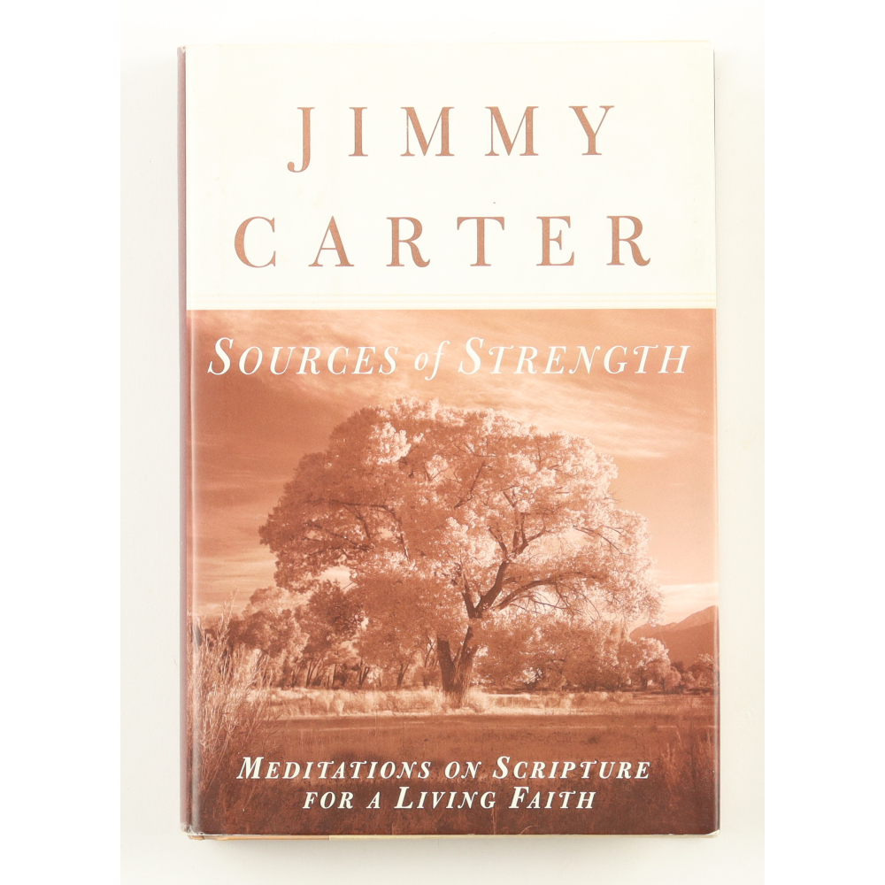 Jimmy Carter Signed "Sources of Strength" Hardcover Book (JSA) at PristineAuction.com