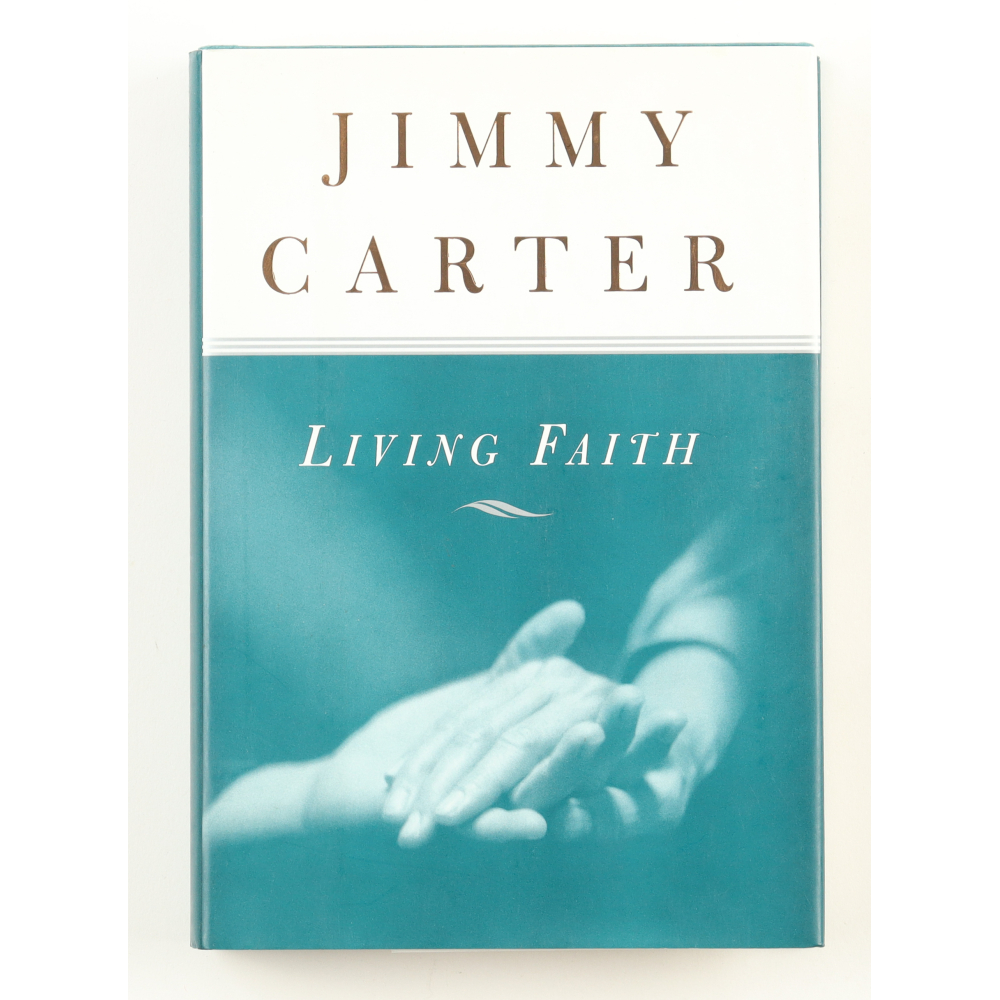Jimmy Carter Signed "Living Faith" Hardcover Book (JSA) at PristineAuction.com
