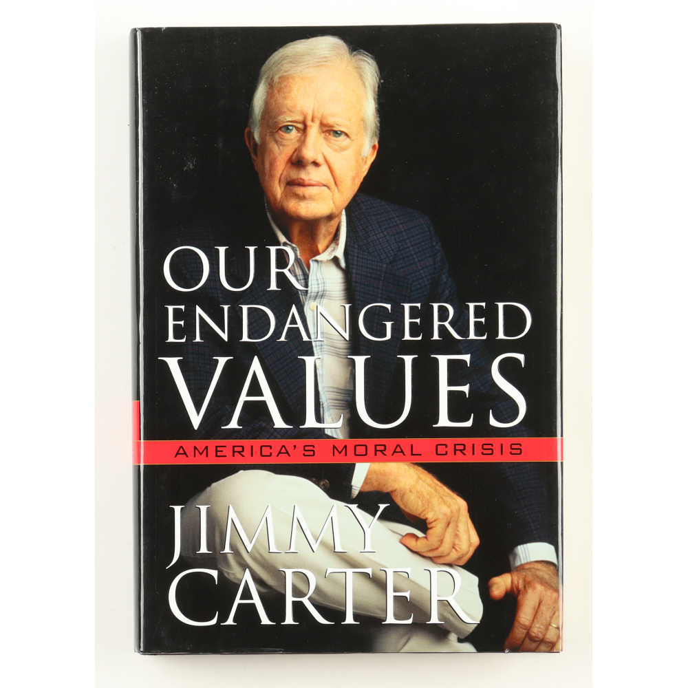 Jimmy Carter Signed "Our Endangered Values" Hardcover Book (JSA) at PristineAuction.com