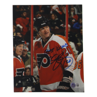 Chris Pronger Signed Flyers 8x10 Photo Inscribed "Best Wishes!" (Beckett) at PristineAuction.com