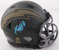 Keenan Allen Signed Chargers Salute to Service Alternate Speed Mini Helmet (Beckett) at PristineAuction.com