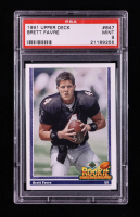 Brett Favre 1991 Upper Deck #647 RC (PSA 9) at PristineAuction.com