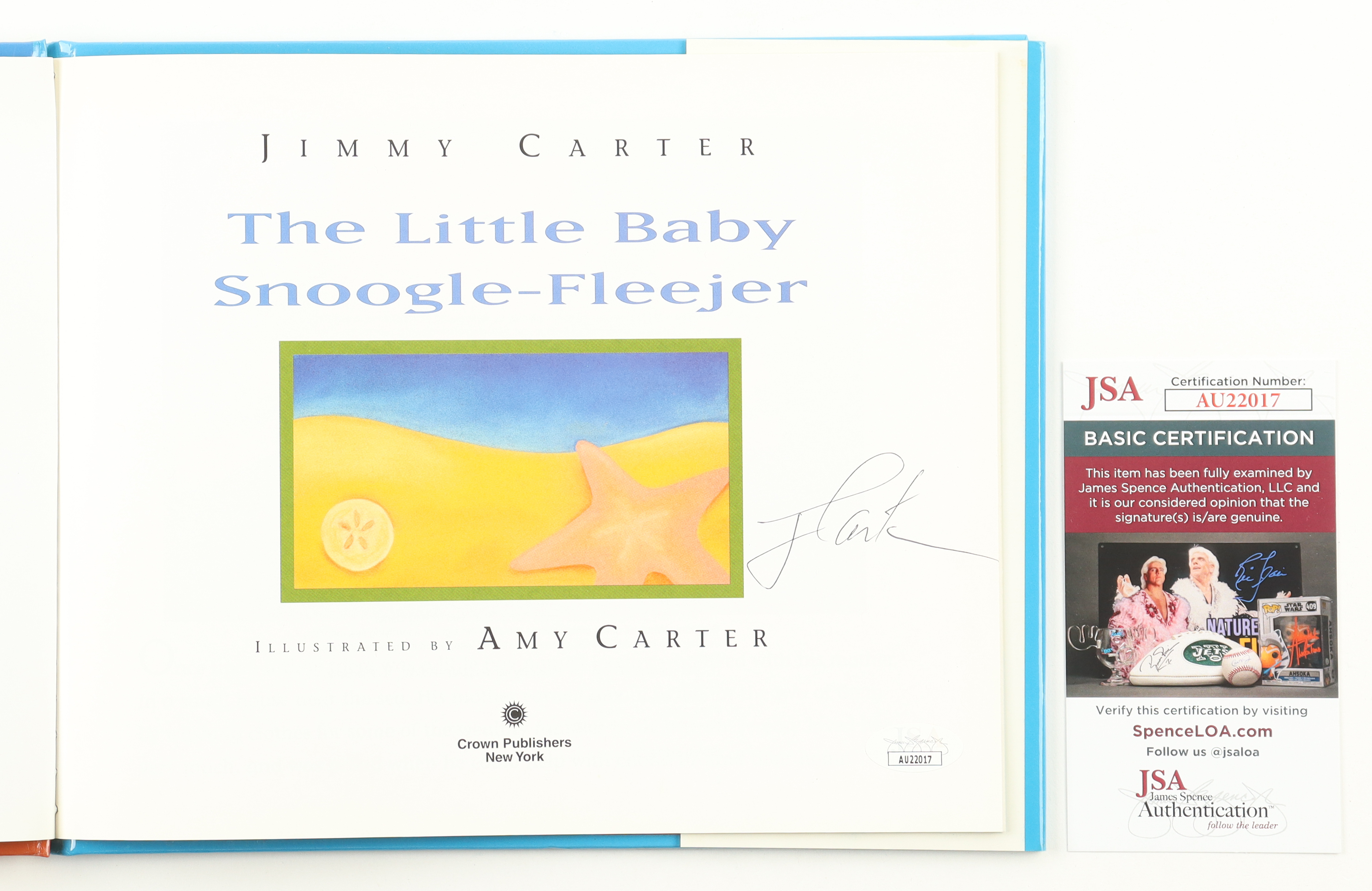 Jimmy Carter Signed "The Little Baby Snoogle-Fleejer" Hardcover Book (JSA) at PristineAuction.com Jimmy Carter Signed "The Little Baby Snoogle-Fleejer" Hardcover Book (JSA) at PristineAuction.com