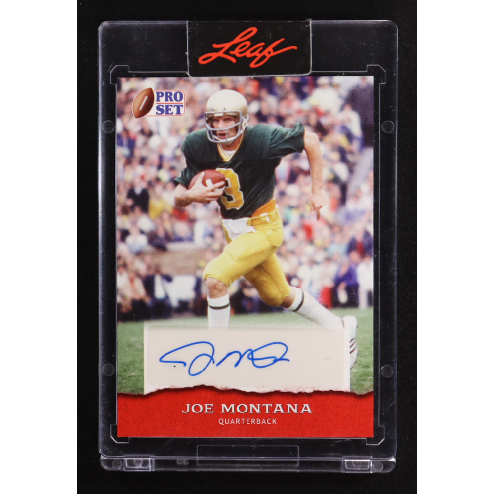 Joe Montana 2022 Leaf Pro Set Auto #PSA-JM1 at PristineAuction.com