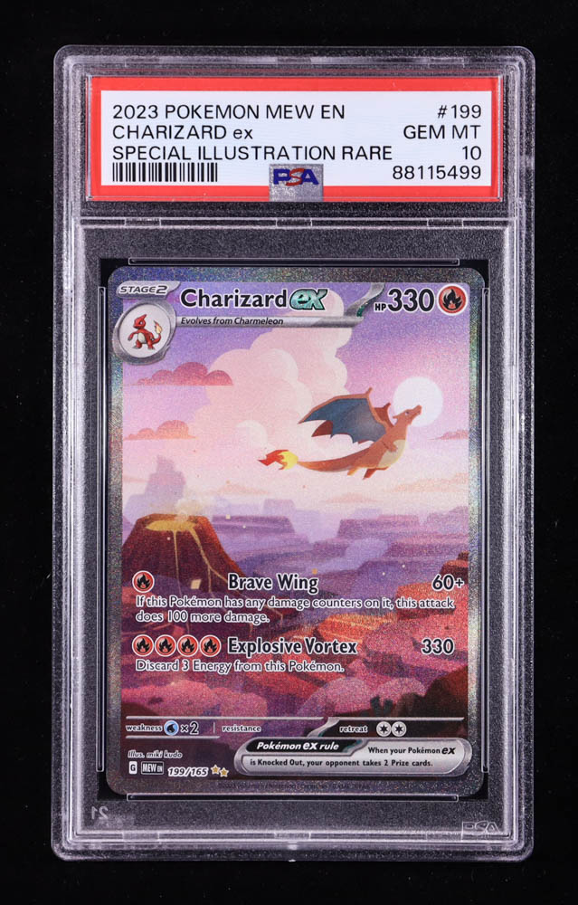 Charizard ex 2023 Pokemon TCG Scarlet & Violet 151 #199 (PSA 10) at PristineAuction.com Charizard ex 2023 Pokemon TCG Scarlet & Violet 151 #199 (PSA 10) at PristineAuction.com