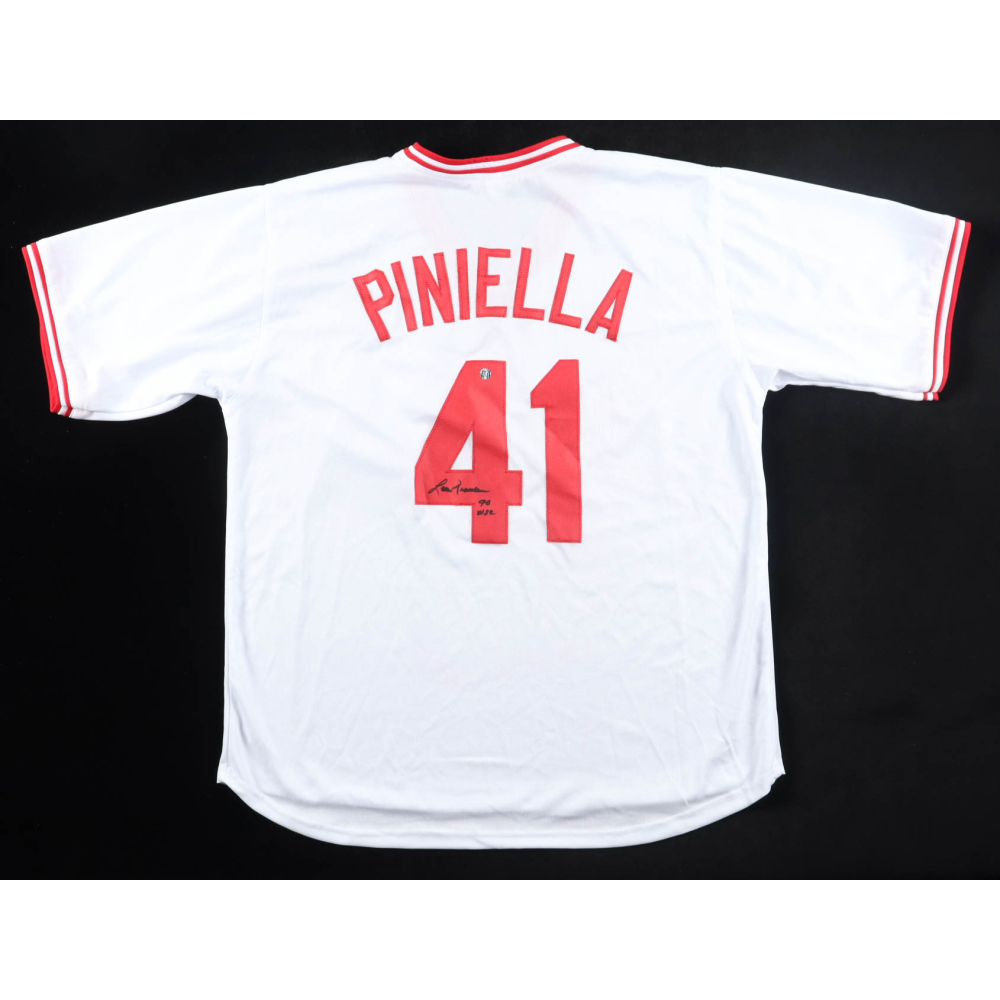 Lou Piniella Signed Jersey Inscribed "90 WSC" (Wilder) at PristineAuction.com