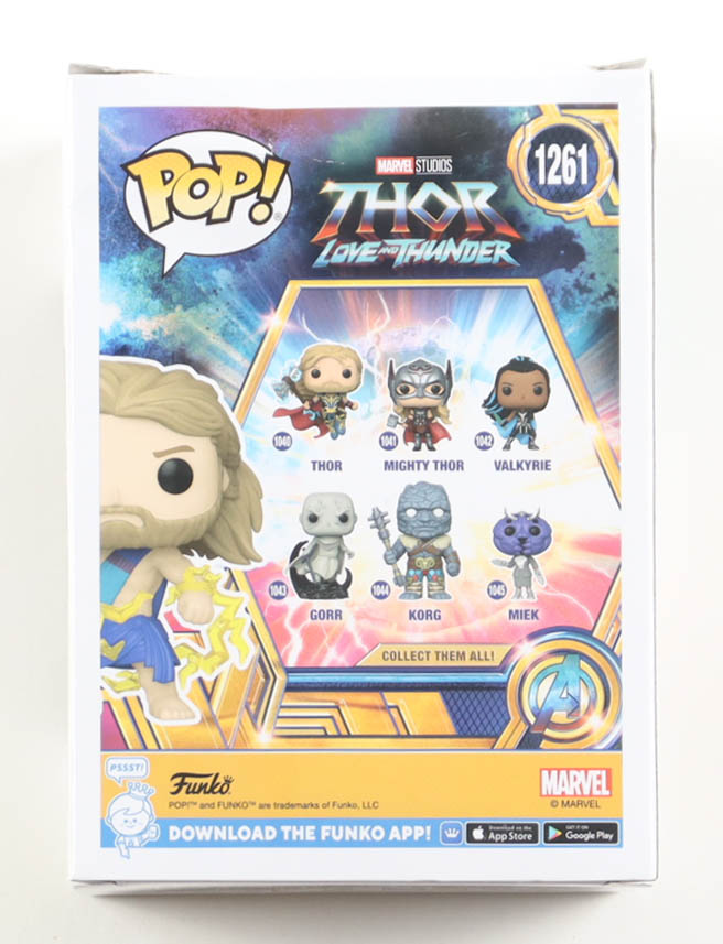 Chris Hemsworth Signed "Thor: Love and Thunder" #1261 Thor Bobble-Head Funko Pop! Vinyl Figure (PSA) at PristineAuction.com Chris Hemsworth Signed "Thor: Love and Thunder" #1261 Thor Bobble-Head Funko Pop! Vinyl Figure (PSA) at PristineAuction.com