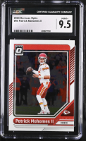 Patrick Mahomes II 2024 Donruss Optic #94 (CGC 9.5) at PristineAuction.com