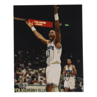 Dell Curry Signed Hornets 8x10 Photo (Beckett) at PristineAuction.com