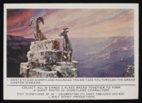 Santa Fe and Disney-Land Railroad Trains 1965 Donruss Disneyland Puzzle Backs #1 at PristineAuction.com