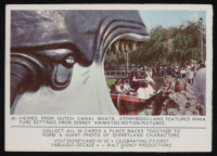 Viewed From Dutch Canal Boats, Storybook 1965 Donruss Disneyland Puzzle Backs #26 at PristineAuction.com