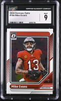 Mike Evans 2024 Donruss Optic #186 (CGC 9) at PristineAuction.com
