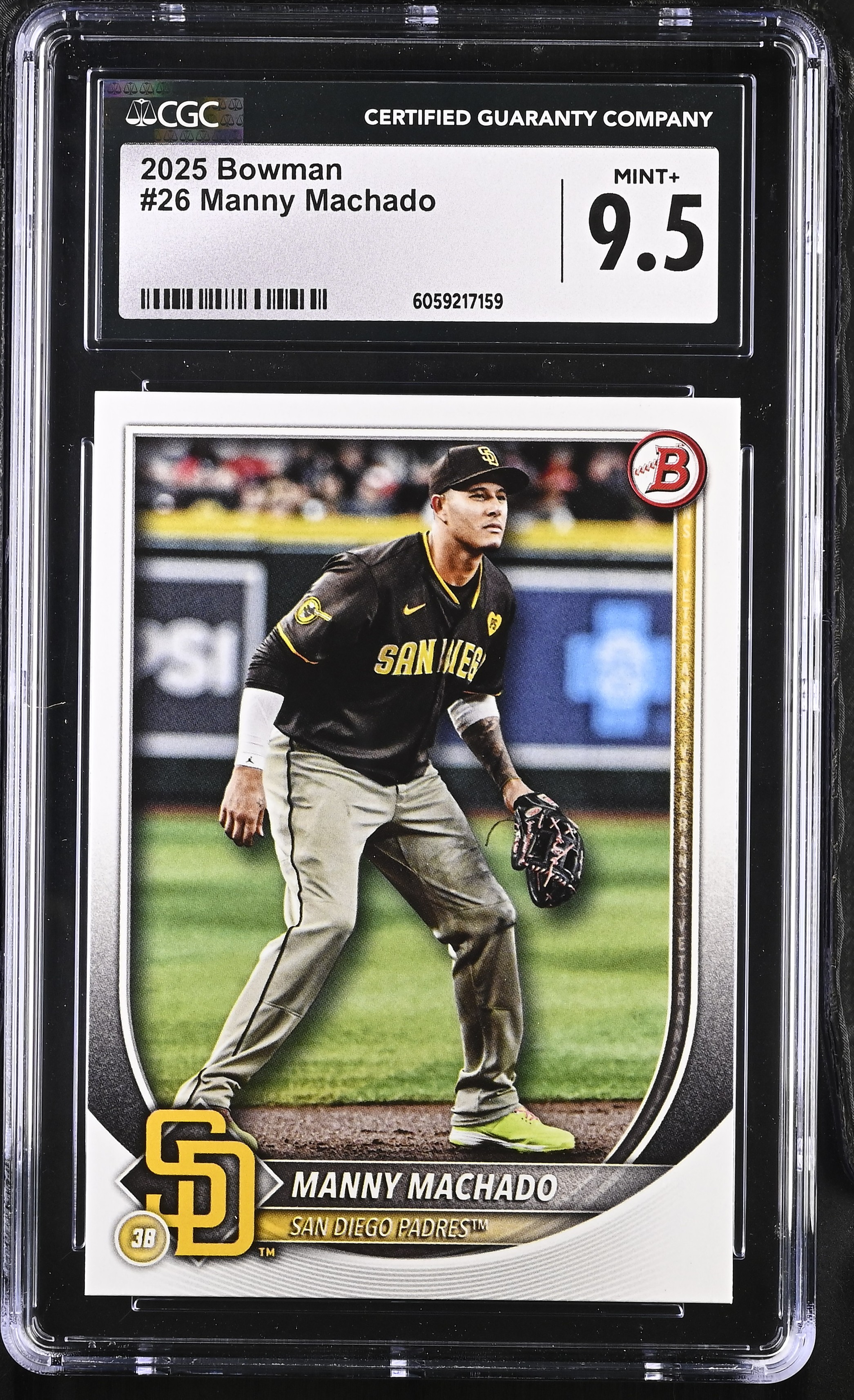 Manny Machado 2025 Bowman #26 (CGC 9.5) at PristineAuction.com Manny Machado 2025 Bowman #26 (CGC 9.5) at PristineAuction.com