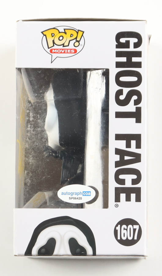 David Arquette Signed "Ghost Face" #1607 Ghost Face Funko Pop! Vinyl Figure (ACOA) at PristineAuction.com David Arquette Signed "Ghost Face" #1607 Ghost Face Funko Pop! Vinyl Figure (ACOA) at PristineAuction.com