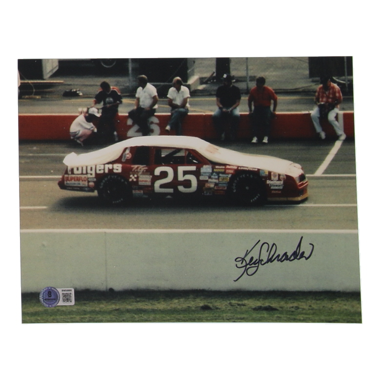 Ken Schrader Signed 8x10 Photo (Beckett) at PristineAuction.com Ken Schrader Signed 8x10 Photo (Beckett) at PristineAuction.com