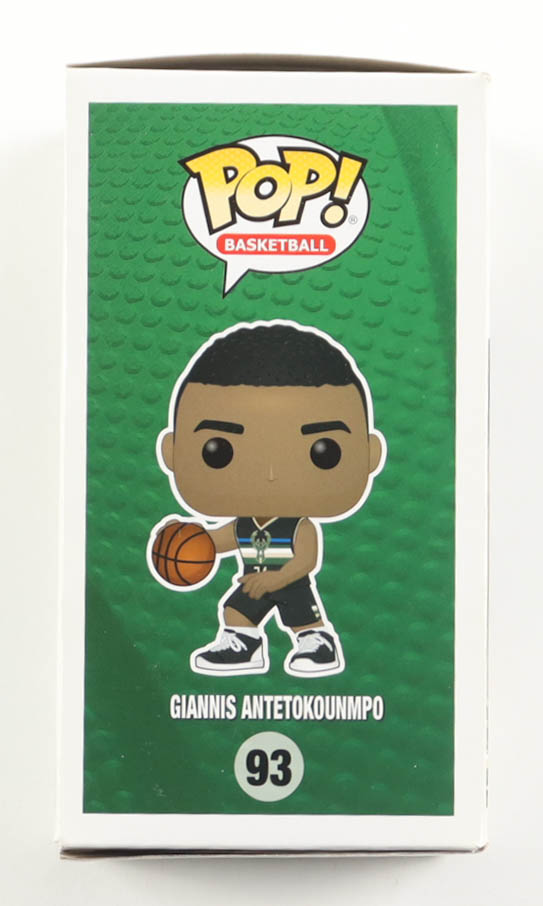 Giannis Antetokounmpo Signed Bucks #93 Funko Pop! Vinyl Figure (ACOA) at PristineAuction.com Giannis Antetokounmpo Signed Bucks #93 Funko Pop! Vinyl Figure (ACOA) at PristineAuction.com