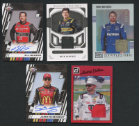 NASCAR Lot of (5) Autographs & Relics at PristineAuction.com