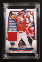 Mike Trout 2025 Jersey Fusion Baseball Edition Game Used Swatch #MT14U at PristineAuction.com