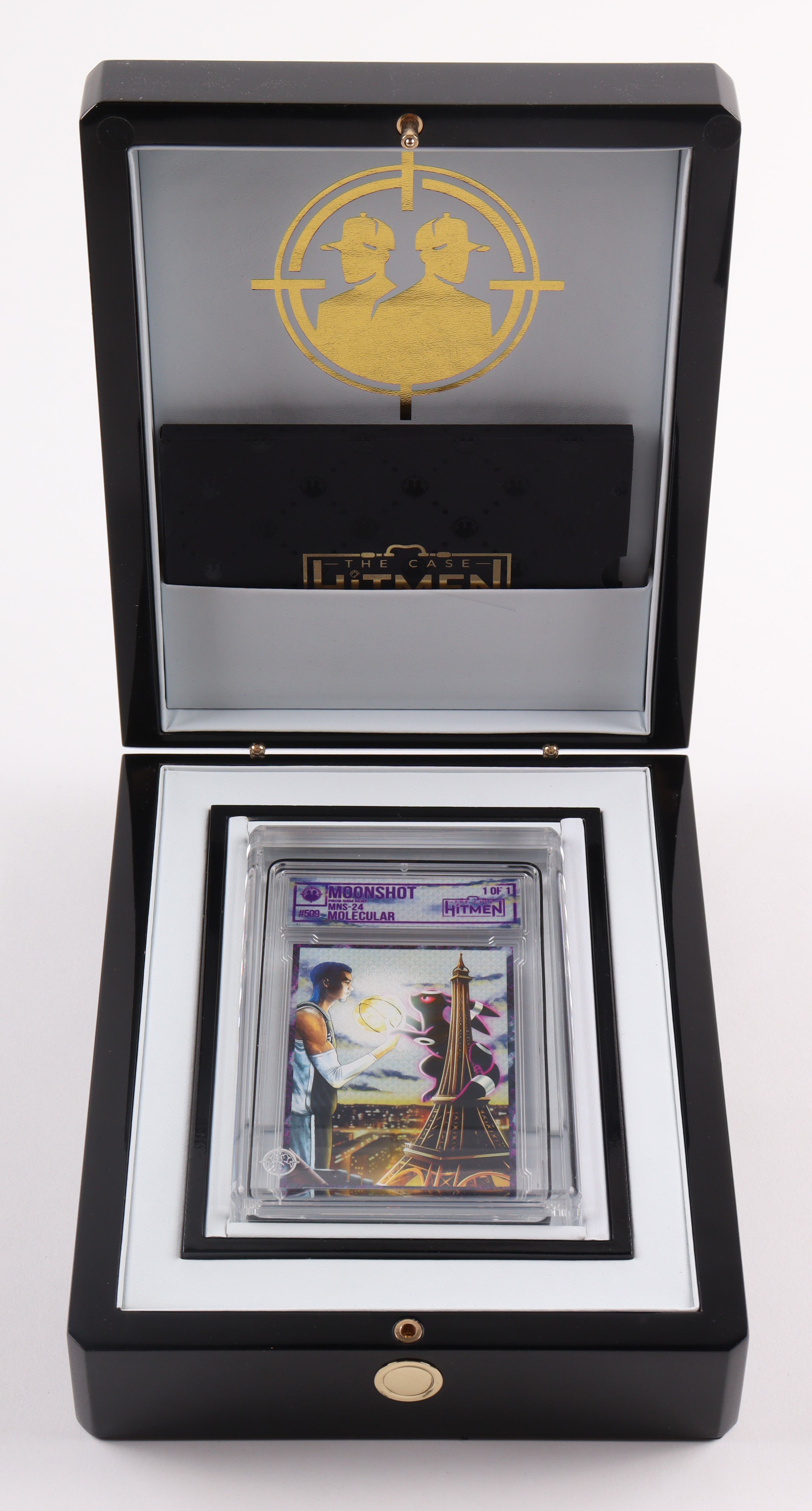 Moonshot Molecular | 2026 The Case Hitmen Artist Proof 1/1 Art Card with Display Case at PristineAuction.com Moonshot Molecular | 2026 The Case Hitmen Artist Proof 1/1 Art Card with Display Case at PristineAuction.com
