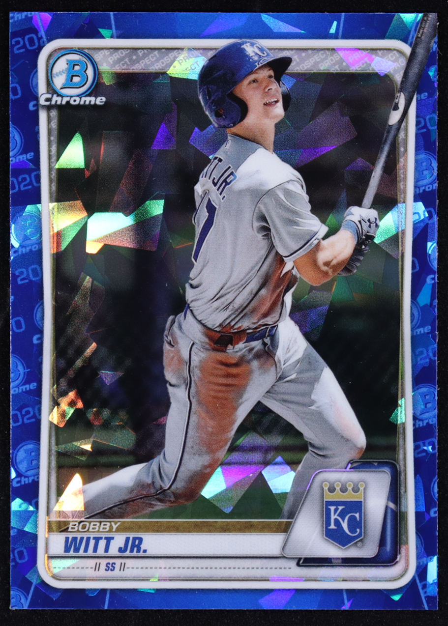 Bobby Witt Jr. 2020 Bowman Chrome Draft Sapphire #BD152 at PristineAuction.com Bobby Witt Jr. 2020 Bowman Chrome Draft Sapphire #BD152 at PristineAuction.com