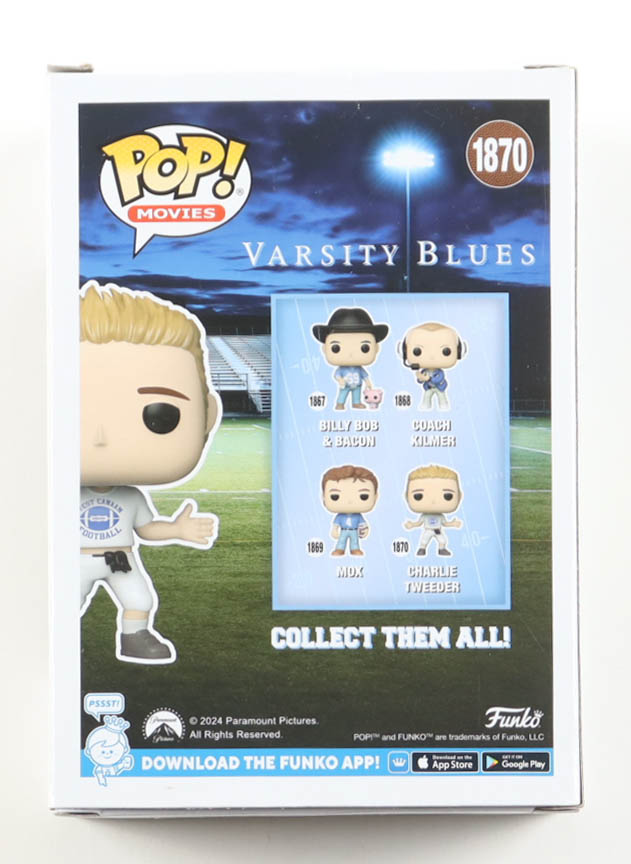 Scott Caan Signed "Varsity Blues" #1870 Charlie Tweeder Funko Pop! Vinyl Figure (PSA) at PristineAuction.com Scott Caan Signed "Varsity Blues" #1870 Charlie Tweeder Funko Pop! Vinyl Figure (PSA) at PristineAuction.com