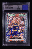 Chris Mullin Signed 1992-93 Stadium Club Beam Team #6 with Game Used Swatch (BGS | Autograph Grade 9) at PristineAuction.com