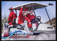 Shohei Ohtani / Justin Upton / Mike Trout 2018 Topps Update #US158 Next Stop, Stardom at PristineAuction.com