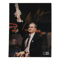 Jim Calhoun Signed UConn Huskies 8x10 Photo (Beckett) at PristineAuction.com