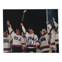 Mike Eruzione Signed Team USA 8x10 Photo (Beckett) at PristineAuction.com