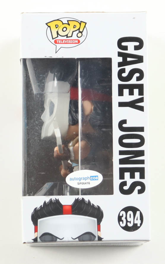 Stephen Amell Signed "Teenage Mutant Ninja Turtles" #394 Casey Jones Funko Pop! Vinyl Figure (ACOA) at PristineAuction.com Stephen Amell Signed "Teenage Mutant Ninja Turtles" #394 Casey Jones Funko Pop! Vinyl Figure (ACOA) at PristineAuction.com