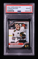 Connor Bedard 2023-24 Topps Now Stickers #1 RC (PSA 10) at PristineAuction.com