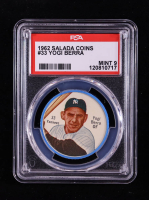 Yogi Berra 1962 Salada Coins #33 (PSA 9) at PristineAuction.com