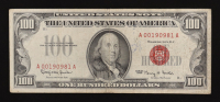1966 United States $100 One Hundred Dollar National Bank Note - Red Seal at PristineAuction.com