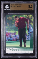 Tiger Woods 2001 Upper Deck #1 RC (BGS 9.5) at PristineAuction.com