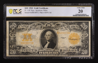 1922 United States Gold Certificate $20 Twenty Dollar National Bank Note - Orange Seal (PCGS VF 20) at PristineAuction.com