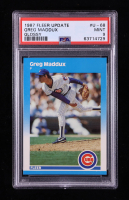 Greg Maddux 1987 Fleer Update Glossy #U68 (PSA 9) at PristineAuction.com