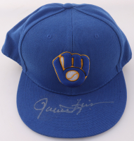Rollie Fingers Signed New Era Milwaukee Brewers Baseball Hat (Beckett) at PristineAuction.com