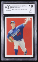 Clayton Kershaw 2006 Bowman Heritage Prospects #85 (BCCG 10) at PristineAuction.com