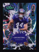 Cam Skattebo 2025 Wild Card Splat Background 2 Teal Lava #CS RC #4/6 at PristineAuction.com