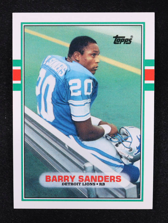 Barry Sanders 1989 Topps Traded #83T RC at PristineAuction.com Barry Sanders 1989 Topps Traded #83T RC at PristineAuction.com