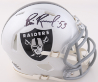 Bill Romanowski Signed Raiders Speed Mini Helmet (JSA) at PristineAuction.com