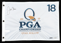 Justin Thomas Signed 2017 PGA Championship Quail Hollow Golf Pin Flag (Upper Deck) at PristineAuction.com