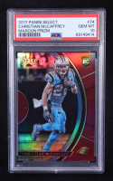 Christian McCaffrey 2017 Select Prizm Maroon #74 #52/99 RC (PSA 10) at PristineAuction.com