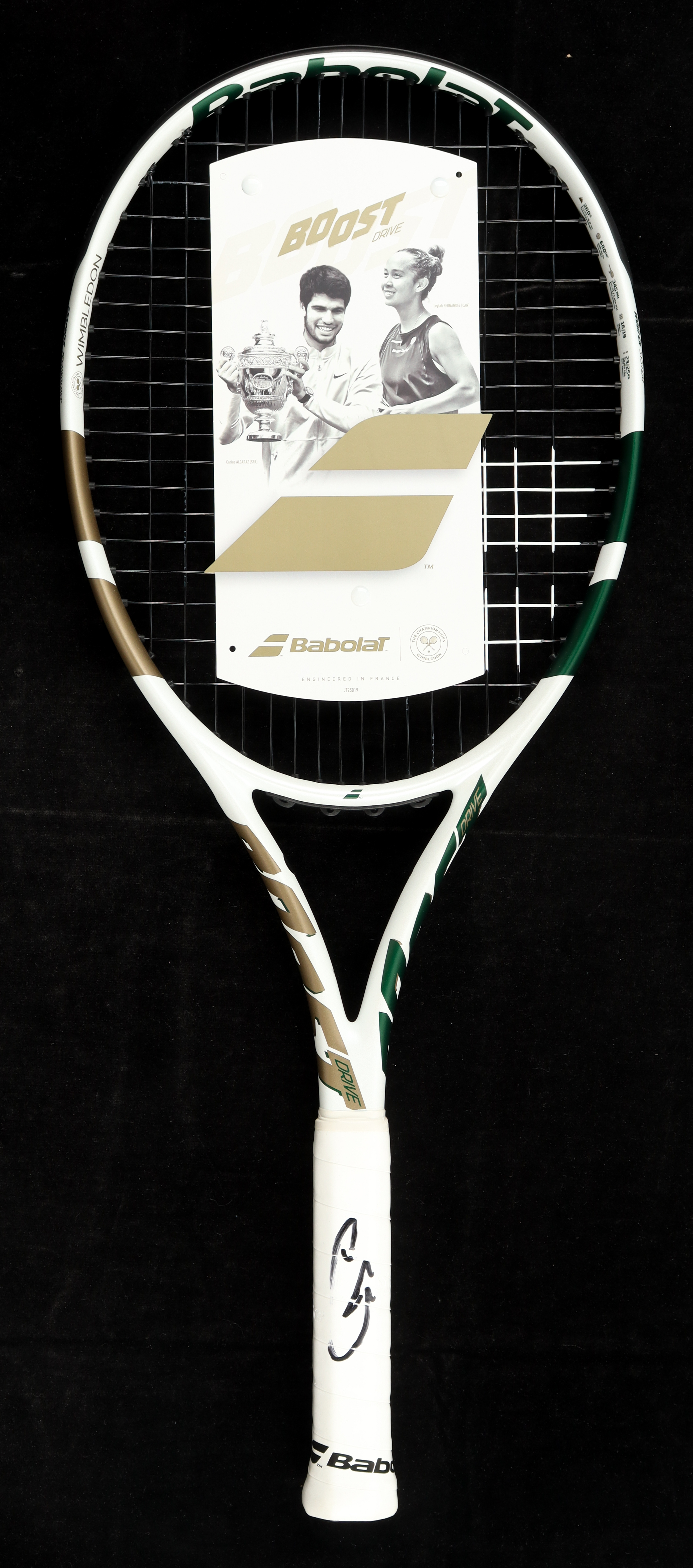 Carlos Alcaraz Signed Babolat Tennis Racket (JSA) at PristineAuction.com Carlos Alcaraz Signed Babolat Tennis Racket (JSA) at PristineAuction.com