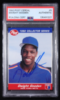 Dwight "Doc" Gooden Signed 1992 Post #5 (PSA) at PristineAuction.com