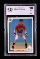 Chipper Jones 1991 Upper Deck #55 RC (BCCG 10) at PristineAuction.com