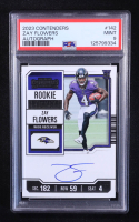 Zay Flowers 2023 Panini Contenders Autograph #142 RC (PSA 9) at PristineAuction.com